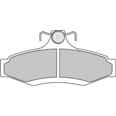 FD6817N NECTO Комплект тормозных колодок, дисковый тормоз