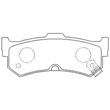 PN-2277 JNBK Колодки тормозные