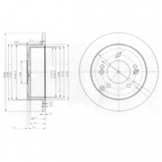 BG3799 DELPHI Тормозной диск