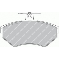 FSL1289 FERODO Комплект тормозных колодок, дисковый тормоз
