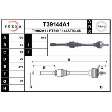 T39144A1 EAI Приводной вал