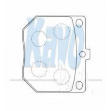 BP-6585 KAVO PARTS Комплект тормозных колодок, дисковый тормоз