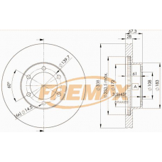 BD-2918 FREMAX Тормозной диск