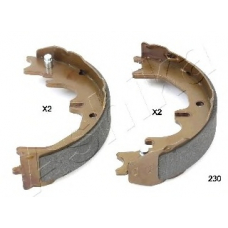 55-02-230 Ashika Комплект тормозных колодок, стояночная тормозная с