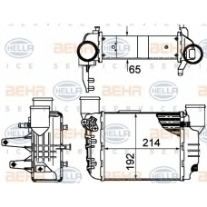 8ML 376 899-061 HELLA Интеркулер