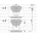 22-0558-1K METELLI Комплект тормозных колодок, дисковый тормоз