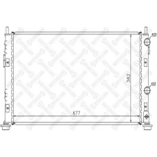 10-25282-SX STELLOX Радиатор, охлаждение двигателя