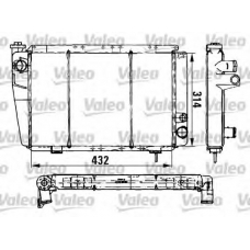 961709 VALEO Радиатор, охлаждение двигателя