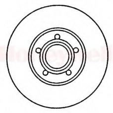 562052B BENDIX Тормозной диск