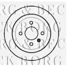 BBD4187 BORG & BECK Тормозной диск