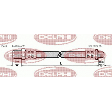 LH5138 DELPHI Тормозной шланг