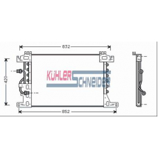 0424501 KUHLER SCHNEIDER Конденсатор, кондиционер