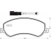 855 MGA Комплект тормозных колодок, дисковый тормоз