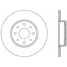 BDR2564.10 OPEN PARTS Тормозной диск