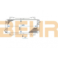 2110328 BEHR Radiator