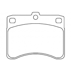 20780 134  0 4 T4047 TEXTAR Колодки тормозные