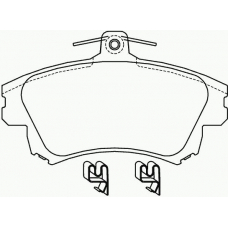 P 54 036 BREMBO Комплект тормозных колодок, дисковый тормоз