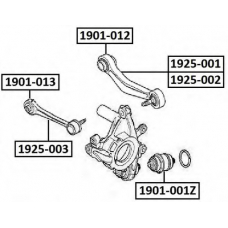 1901-012 ASVA Подвеска, рычаг независимой подвески колеса