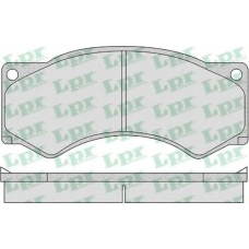 05P1142 LPR Комплект тормозных колодок, дисковый тормоз