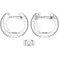 8DB 355 005-261 HELLA PAGID Комплект тормозных колодок