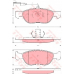 GDB1486 TRW Комплект тормозных колодок, дисковый тормоз
