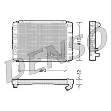 DRM33001 DENSO Радиатор, охлаждение двигателя