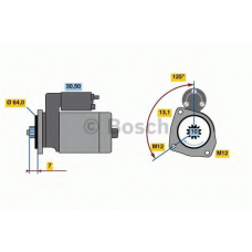 0 986 022 770 BOSCH Стартер