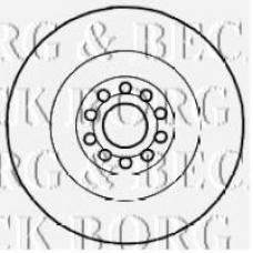 BBD4594 BORG & BECK Тормозной диск