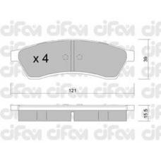 822-510-0 CIFAM Комплект тормозных колодок, дисковый тормоз