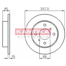 103534 KAMOKA Тормозной диск