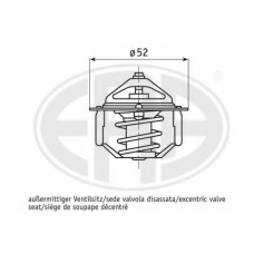 350392 ERA Термостат, охлаждающая жидкость