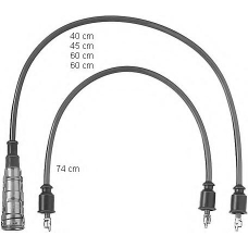0300890435 BERU Комплект проводов зажигания