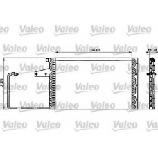 816886 VALEO Конденсатор, кондиционер