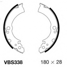 VBS338 MOTAQUIP Комплект тормозных колодок