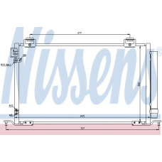 940283 NISSENS Конденсатор, кондиционер