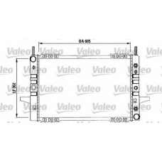 730594 VALEO Радиатор, охлаждение двигателя