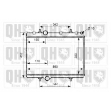 QER1448 QUINTON HAZELL Радиатор, охлаждение двигателя