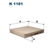 K1181 FILTRON Фильтр, воздух во внутренном пространстве