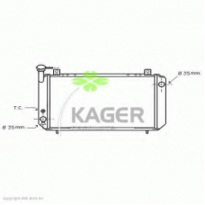 31-0229 KAGER Радиатор, охлаждение двигателя