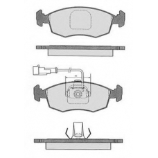 318.3 RAICAM Комплект тормозных колодок, дисковый тормоз