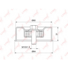 PB5141 LYNX Ролик натяжного механизма / приводной