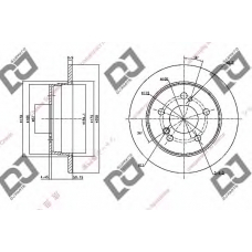 BD1116 DJ PARTS Тормозной диск