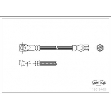 19018465 CORTECO Тормозной шланг