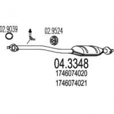 04.3348 MTS Катализатор