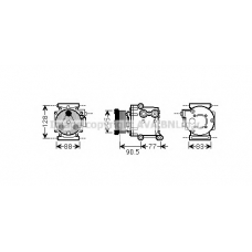 FDK434 Prasco Компрессор, кондиционер