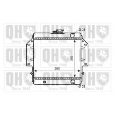 QER2577 QUINTON HAZELL Радиатор, охлаждение двигателя