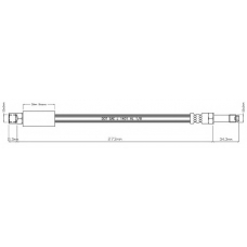 VBJ393 MOTAQUIP Тормозной шланг