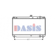 211600N AKS DASIS Радиатор, охлаждение двигателя