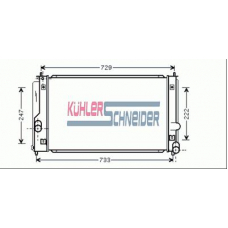 3201121 KUHLER SCHNEIDER Радиатор, охлаждение двигател