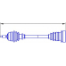 12302 SERCORE Приводной вал